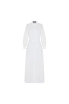 Exquise-Maksi Boy Kuşaklı Fisto Regular Pamuklu Gömlek Elbise-Elbise-6-Milagron.com