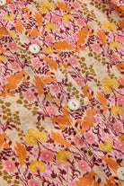 Exquise-Midi Boy çiçek Desenli Gömlek Elbise-ELBİSE-7-Milagron.com