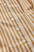 Exquise-Pamuklu Belden Oturtmalı çizgili Regular Fit Gömlek-Gömlek-6-Milagron.com