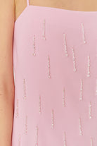 Exquise-Pembe Askılı Mini Elbise-ELBİSE-2-Milagron.com