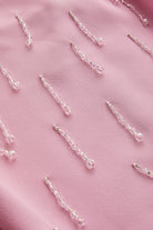 Exquise-Pembe Askılı Mini Elbise-ELBİSE-6-Milagron.com