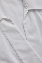 Exquise-Rahat Kesim Geniş Kol Beyaz Pamuklu Beyaz Bluz-Bluz-7-Milagron.com