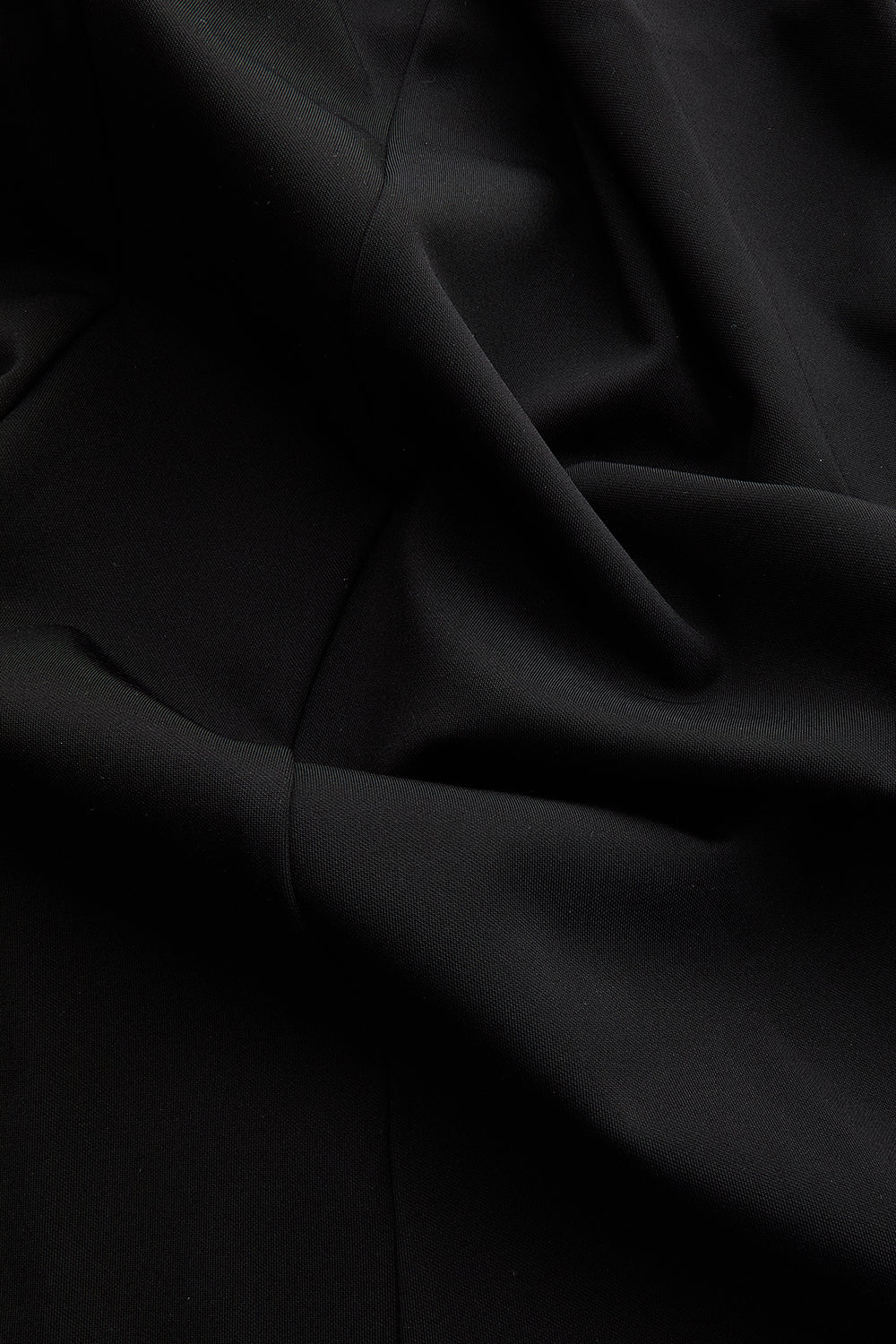 Exquise-Siyah Tek Omuzlu çiçek Detaylı A Kesim Midi Elbise-ELBİSE-6-Milagron.com