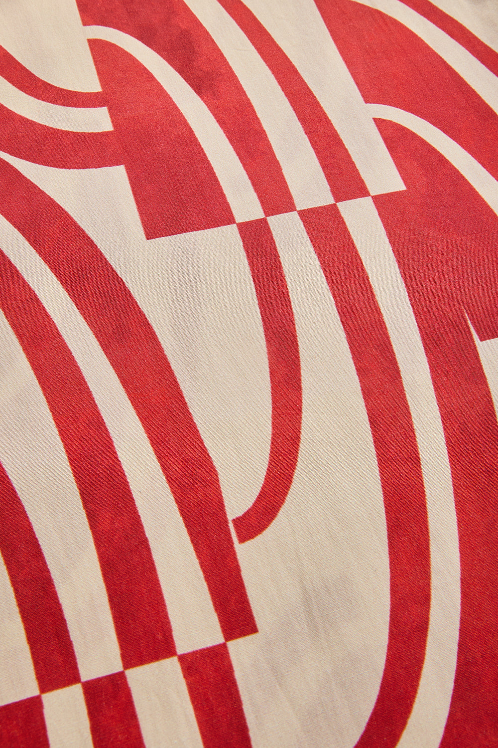 Exquise-Soyut Desenli Pamuklu Kahve Kemik Wide Leg Pantolon-Pantolon-14-Milagron.com