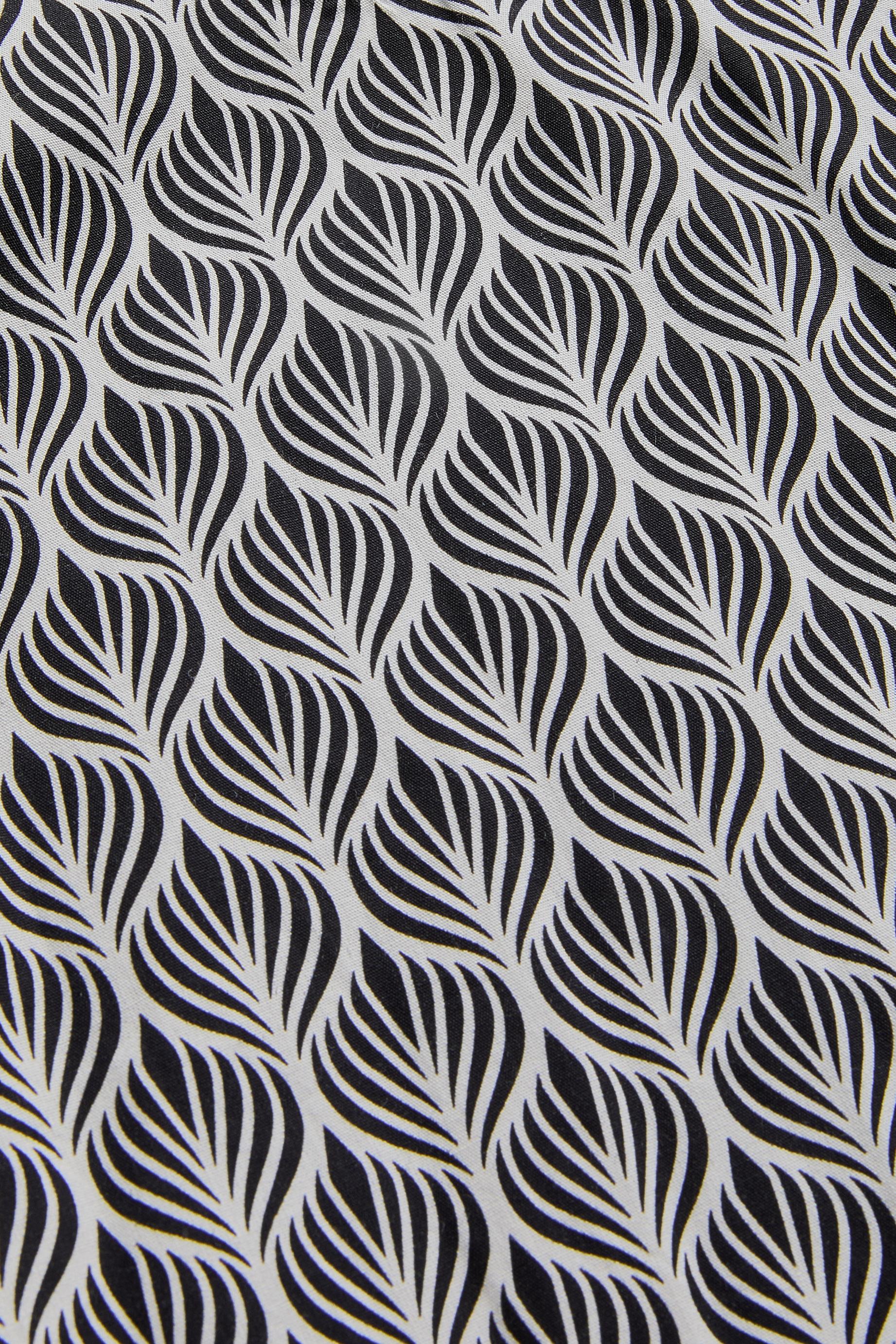 Exquise-Tek Omuz Balon Kol Desenli Pamuklu Regular Tulum-TULUM-6-Milagron.com