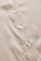 Exquise-Uzun Kol Parlak Dokulu Regular Fit Saten Gömlek-Gömlek-7-Milagron.com