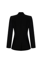 Exquise-Vatkalı Astarlı Slim Fit Cepli Siyah Ceket-CEKET-8-Milagron.com