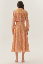 Exquise-Yaka Detaylı Regular Fit çiçek Desenli Gömlek-Gömlek-4-Milagron.com