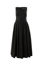 Exquise-Yakası Dantelli Kuplu Taşlı Tokalı Kemerli Regular Midi Gri Elbise-ELBİSE-6-Milagron.com