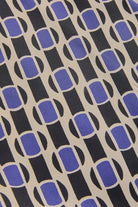 Exquise-Yüksek Bel Cepli Bol Kesim Desenli Pantolon-Pantolon-8-Milagron.com