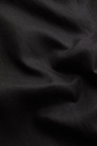 Exquise-Yüksek Bel Geniş Kısa Paçalı Siyah Etek Pantolon-PANTOLON-6-Milagron.com