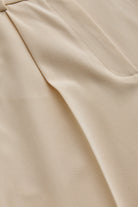 Exquise-Yüksel Bel Düz Kesim Cepli Regular Ekru Pantolon-PANTOLON-7-Milagron.com