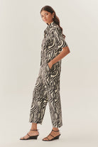 Exquise-Zebra Desenli Pamuklu Regular Gömlek-Gömlek-3-Milagron.com