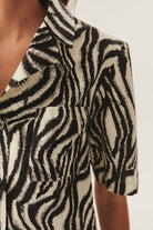 Exquise-Zebra Desenli Pamuklu Regular Gömlek-Gömlek-5-Milagron.com