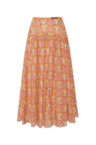 Exquise-çiçek Desenli Midi Boy Etek-ETEK-6-Milagron.com