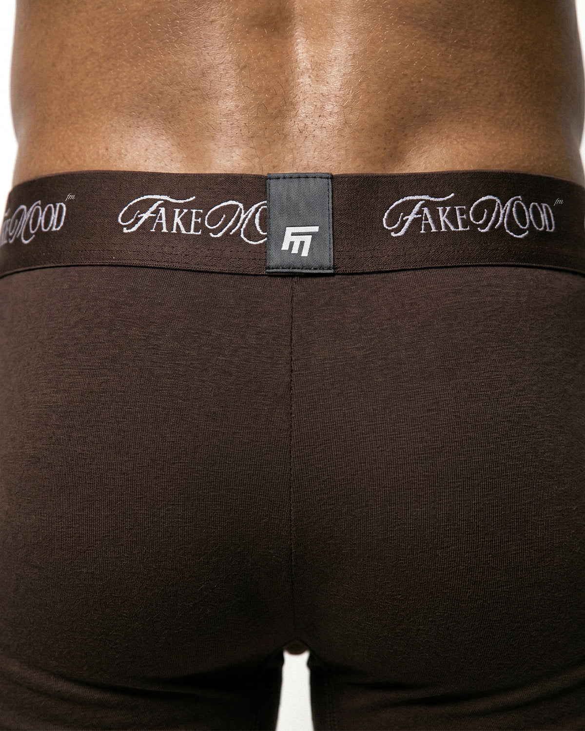 2'Li Takim Fakemood İMzali LastiKli Premium Pamuk Boxer - SiYah / Kahverengi
