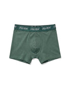 2'Li Takim Fakemood İMzali LastiKli Premium Pamuk Boxer - YeşiL / Beyaz