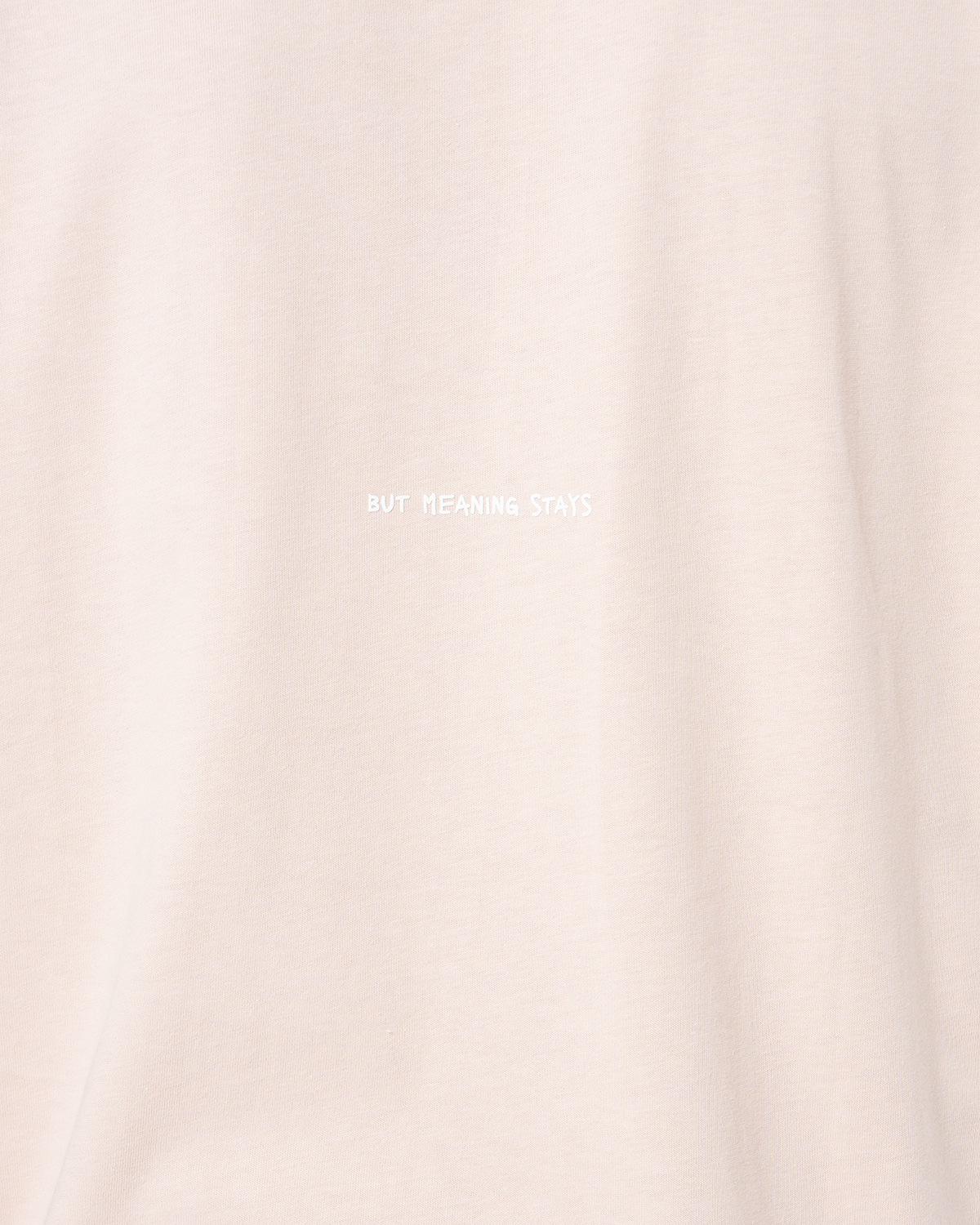 Erkek Oversize Basic Baskili TiŞört - Pembe