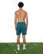 Erkek Oversize Jersey Kumaş Fm Icon Detayli Golf Şort - YeşiL
