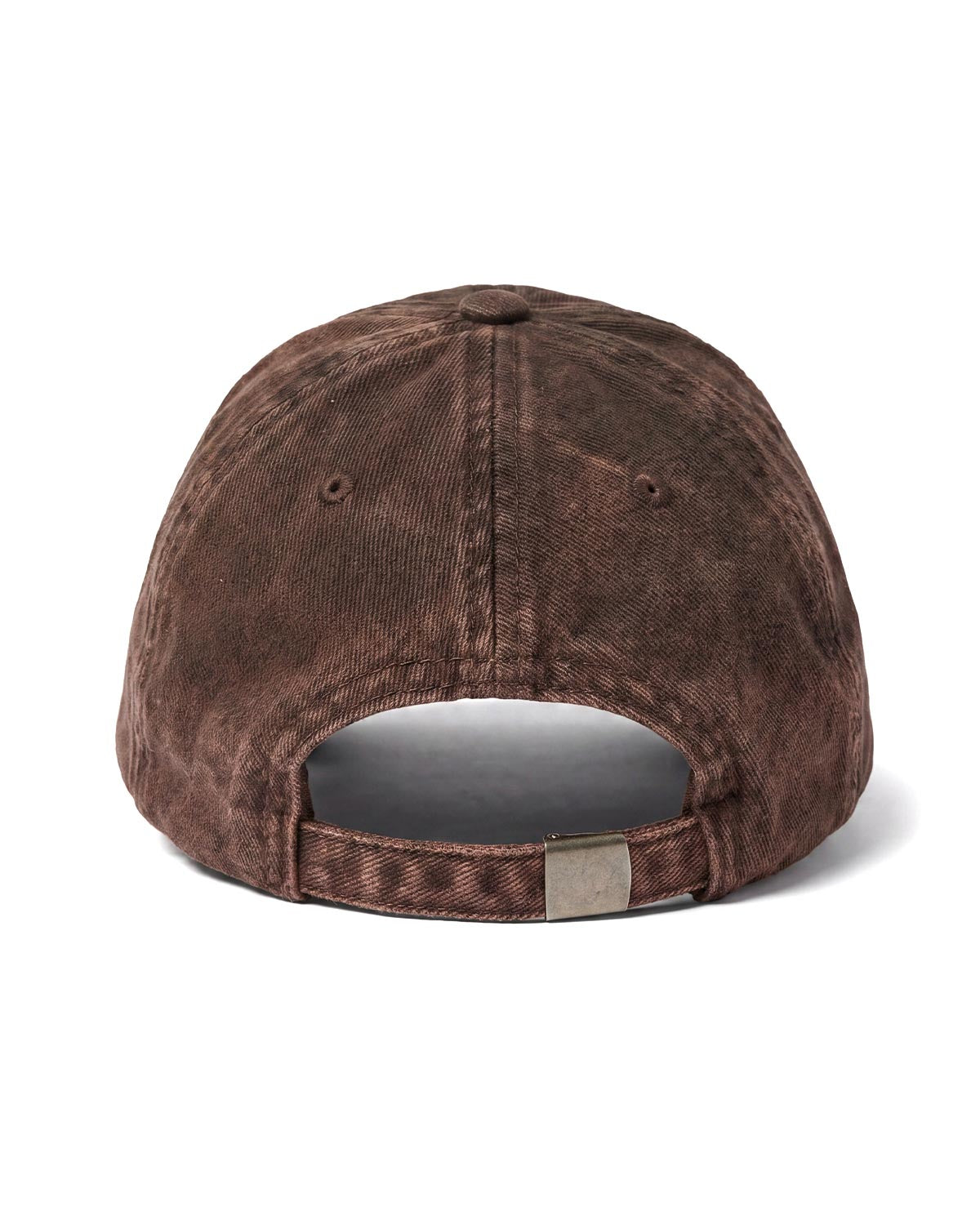 Unisex 3D Fm Icon Nakişli Yipratmali Denim Cap - Kahverengi