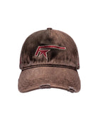 Unisex F★ Yipratmali Denim Cap - Kahverengi