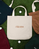 Unisex Fakemood Nakişli Tote Bag - Bej
