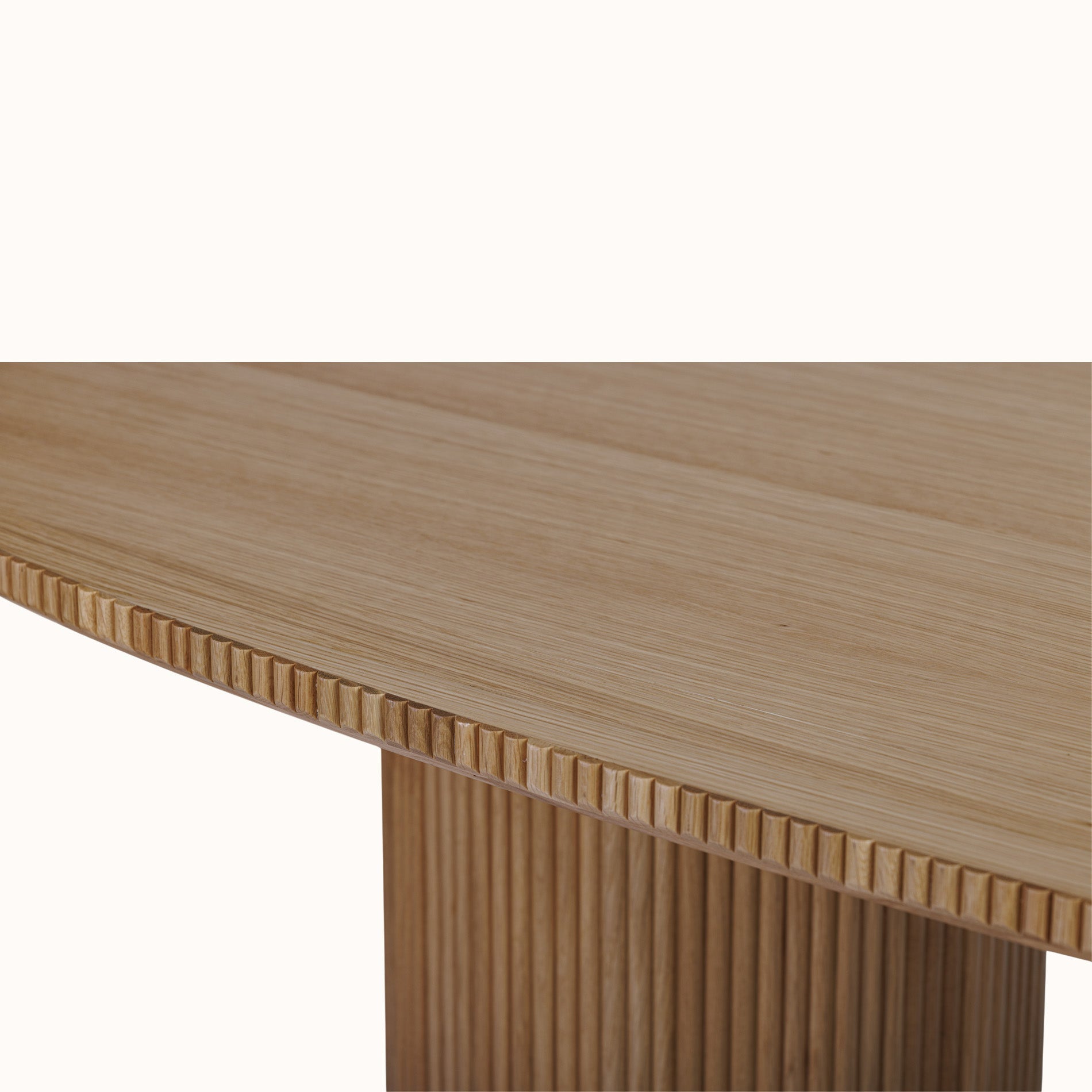 Fuga Ahşap Oval Yemek Masası 180 Cm - 3