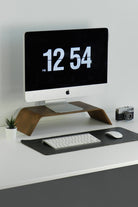 Fagus Wood-Doğal Ahşap Bilgisayar Monitörü Yükseltici Stant ve Ekran Yükseltici (Ceviz)-Biblo-5-Milagron.com