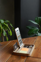 Fagus Wood-Dore Masa Düzenleyici-Masaüstü Organizer-3-Milagron.com