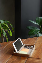 Fagus Wood-Dore Masa Düzenleyici-Masaüstü Organizer-5-Milagron.com