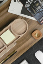 Fagus Wood-Drop Masa Düzenleyici-Masaüstü Organizer-6-Milagron.com