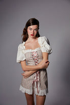 Fèe Muse-Peony Çicekli Elbise-Elbise-4-Milagron.com