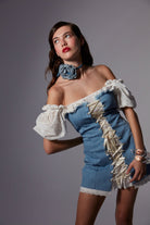 Fèe Muse-Peony Elbise Denim-Elbise-10-Milagron.com