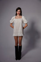 Fèe Muse-Peony Elbise Denim-Elbise-4-Milagron.com