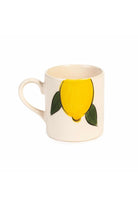 Feeling Good Inside-Amalfi Coast Collection Handmade Ceramic White Lemon Handled Coffee Set-Bardak-7-Milagron.com