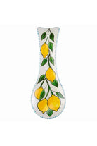 Feeling Good Inside-Amalfi Coast Collection Handmade Limon Desenli Beyaz Kaşıklık-Mutfak Aksesuarları-1-Milagron.com