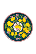 Feeling Good Inside-Amalfi Coast Collection Handmade Seramik Pembe Yemek Tabağı-Tabak & Kase-1-Milagron.com