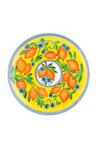 Feeling Good Inside-Amalfi Coast Collection Handmade Seramik Sarı Yemek Tabağı-Tabak & Kase-1-Milagron.com