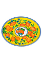 Feeling Good Inside-Amalfi Coast Collection Handmade Seramik Sarı Yemek Tabağı-Tabak & Kase-2-Milagron.com