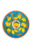 Feeling Good Inside-Amalfi Coast Collection Handmade Seramik Turuncu Yemek Tabağı-Tabak & Kase-1-Milagron.com