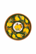 Feeling Good Inside-Amalfi Coast Collection Seramik Çam Yeşili 22 Cm Tabak Golden Fall-Tabak & Kase-1-Milagron.com