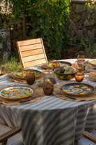 Feeling Good Inside-Amalfi Coast Collection Seramik Koyu Hardal 22 Cm Tabak Golden Fall-Tabak & Kase-4-Milagron.com