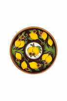 Feeling Good Inside-Amalfi Coast Collection Seramik Koyu Kahve 22 Cm Tabak Golden Fall-Tabak & Kase-1-Milagron.com