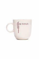 Feeling Good Inside-Bisous Kulplu Pembe Mug – L’amour Paris-Bardak-2-Milagron.com
