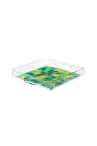 Feeling Good Inside-Green Lemon Plexi Tray 25x25-Sunum Aksesuarları-2-Milagron.com