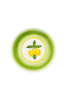 Feeling Good Inside-Happy Citrons Collection Handmade Ceramic Yeşil Pasta Tabağı-Tabak & Kase-1-Milagron.com