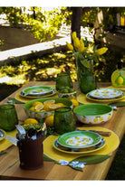 Feeling Good Inside-Happy Citrons Collection Handmade Ceramic Yeşil Pasta Tabağı-Tabak & Kase-4-Milagron.com