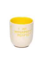 Feeling Good Inside-“ I Am Imperfectly Perfect ” Yellow Mood Mug-Bardak-2-Milagron.com