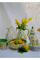 Feeling Good Inside-Lemon Splash Collection Handmade Ceramic Sürahi-Sürahi-5-Milagron.com