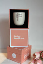 Feeling Good Inside-Love Mom Mug – Özel Hediye Kutulu-Bardak-2-Milagron.com